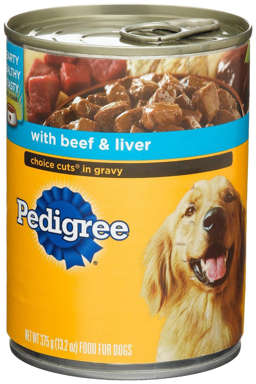 Pedigree Wet Dog Food Beef Choice Cuts In Gravy 22 Oz | Blingby